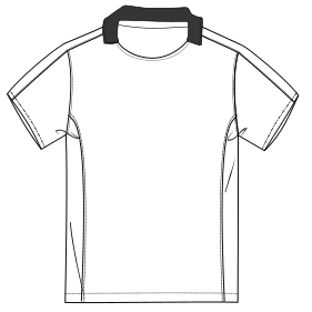 Moldes de confeccion para Camiseta futbol  9276